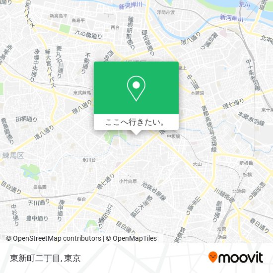 東新町二丁目地図