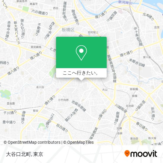 大谷口北町地図