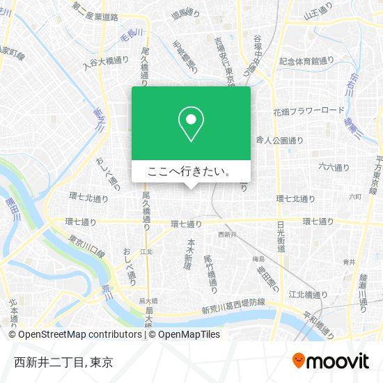 西新井二丁目地図