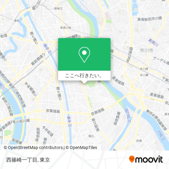 西篠崎一丁目地図