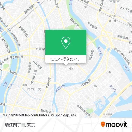 瑞江四丁目地図