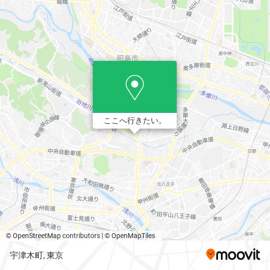 宇津木町地図