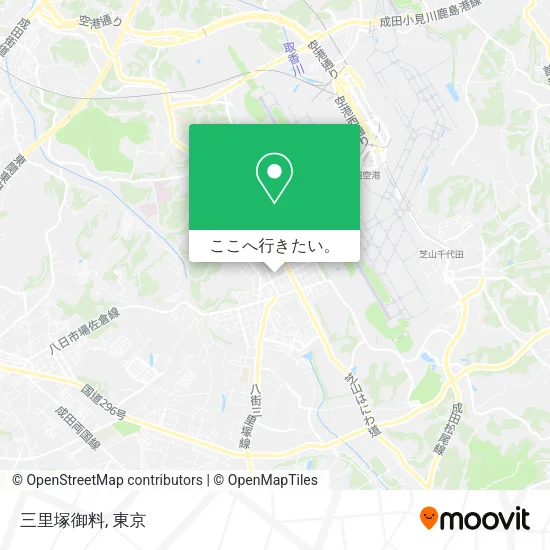 三里塚御料地図
