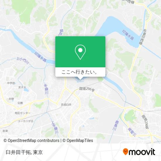 臼井田干拓地図
