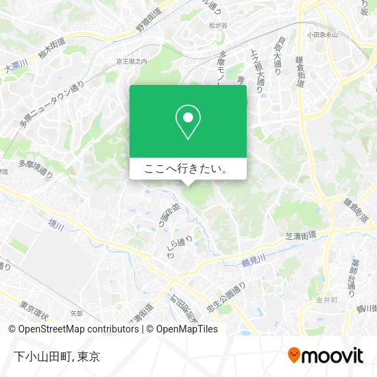 下小山田町地図