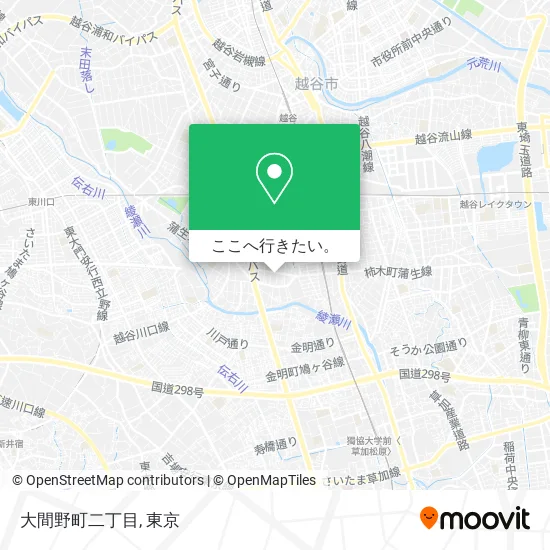 大間野町二丁目地図