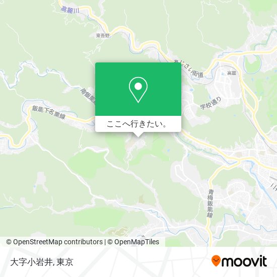 大字小岩井地図