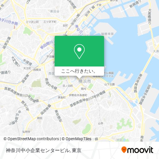 神奈川中小企業センタービル地図