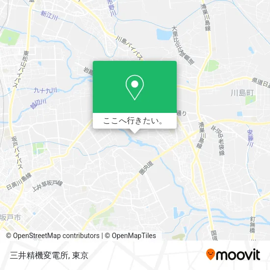 三井精機変電所地図