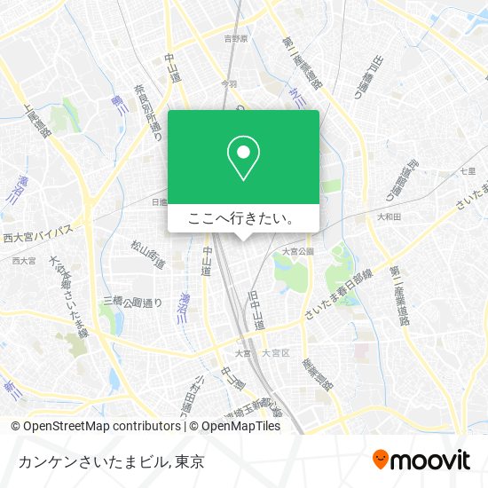 カンケンさいたまビル地図