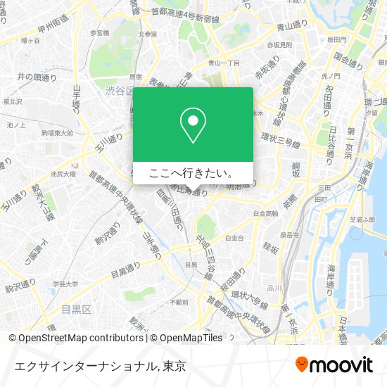 エクサインターナショナル地図