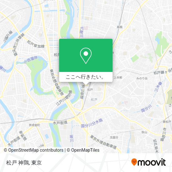 松戸 神鶏地図