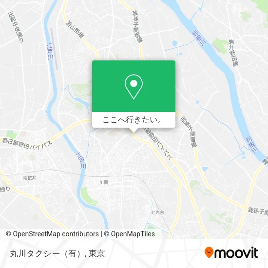 丸川タクシー（有）地図