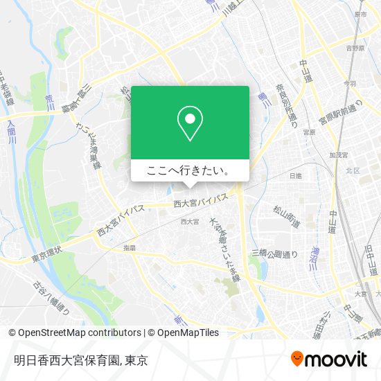 明日香西大宮保育園地図