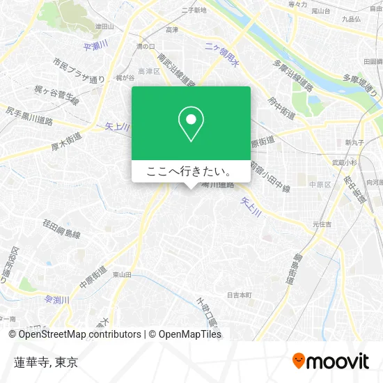 蓮華寺地図
