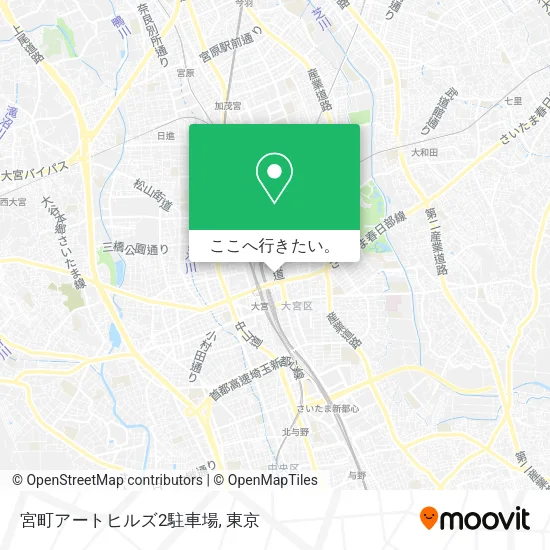 宮町アートヒルズ2駐車場地図