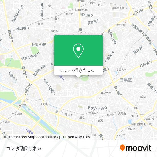 コメダ珈琲地図