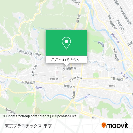 東京プラスチックス地図
