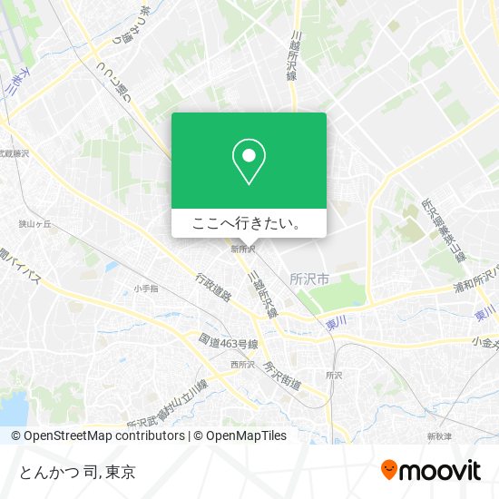 とんかつ 司地図