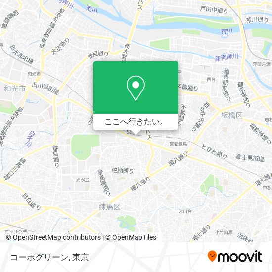 コーポグリーン地図