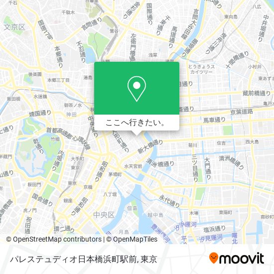 パレステュディオ日本橋浜町駅前地図