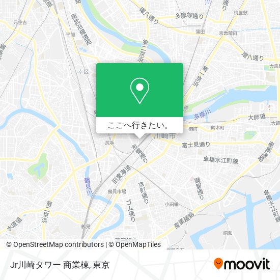 Jr川崎タワー 商業棟地図