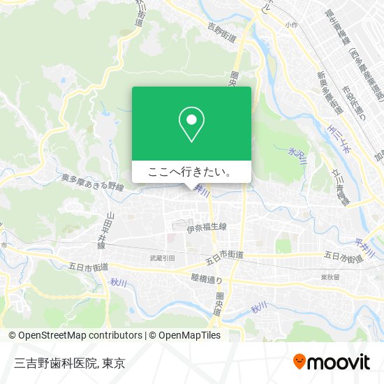 三吉野歯科医院地図