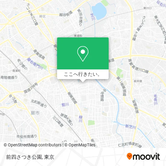 前四さつき公園地図