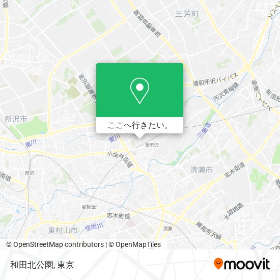和田北公園地図