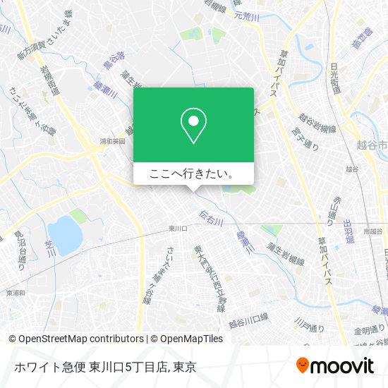 ホワイト急便 東川口5丁目店地図