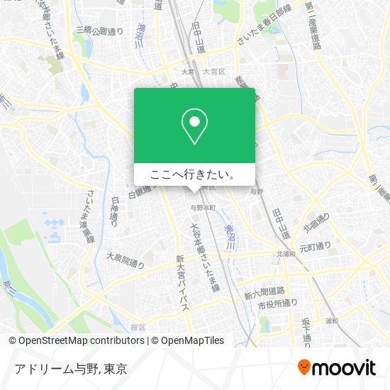 アドリーム与野地図