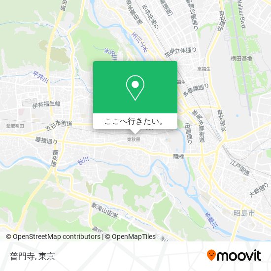 普門寺地図