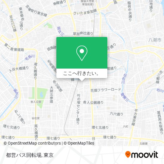 都営バス回転場地図