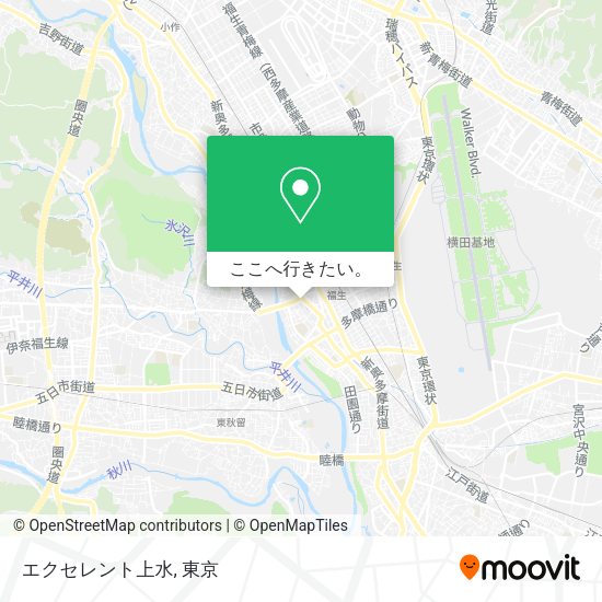 エクセレント上水地図