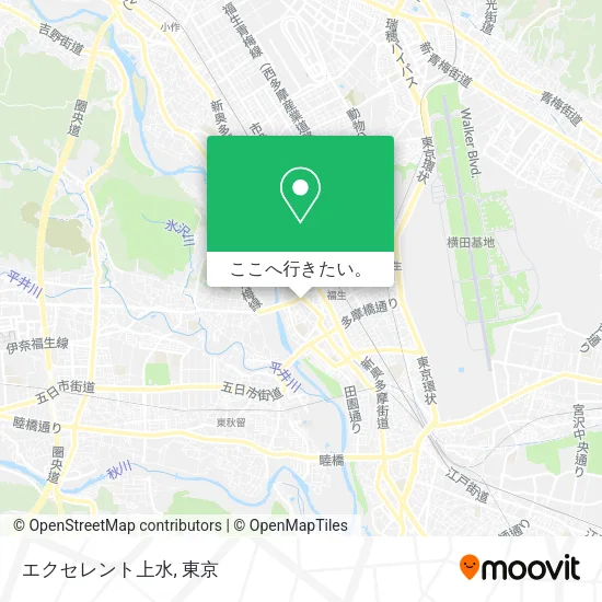 エクセレント上水地図