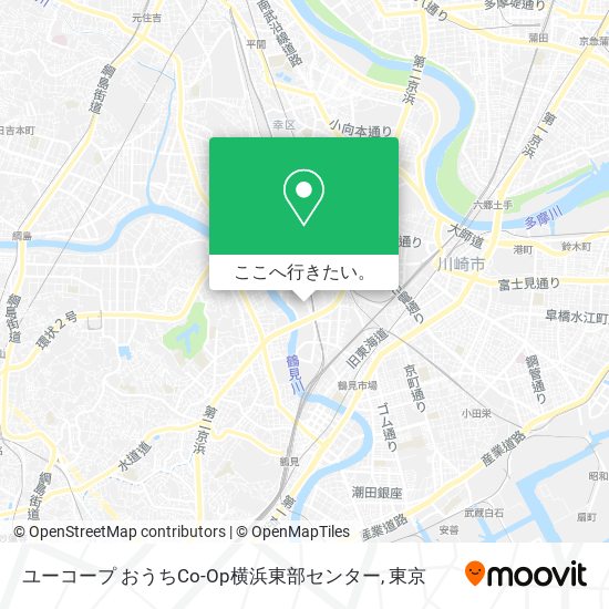 ユーコープ おうちCo-Op横浜東部センター地図