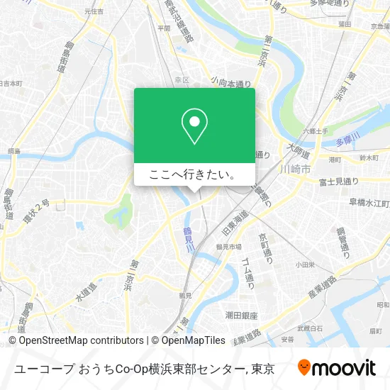 ユーコープ おうちCo-Op横浜東部センター地図