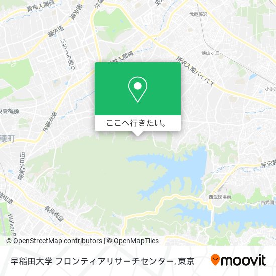早稲田大学 フロンティアリサーチセンター地図