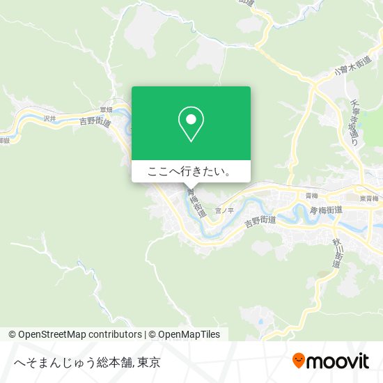 へそまんじゅう総本舗地図