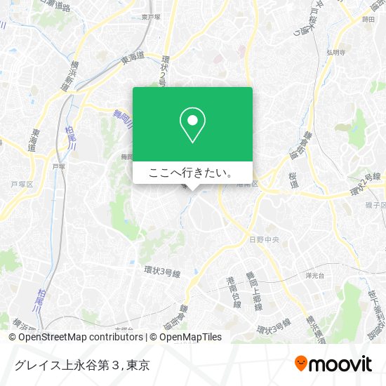 グレイス上永谷第３地図