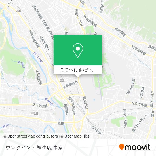 ウン クイント 福生店地図