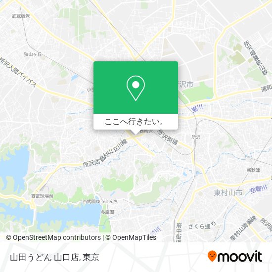 山田うどん 山口店地図