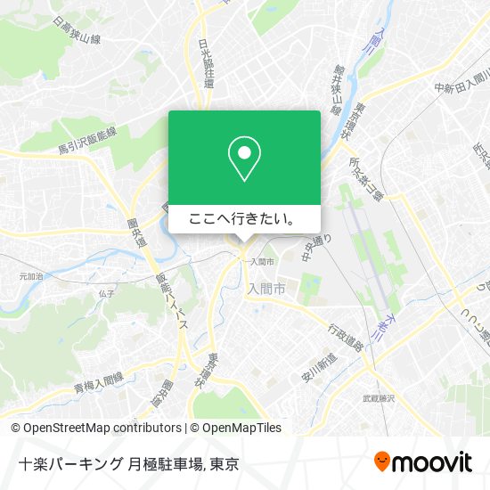 十楽パーキング 月極駐車場地図