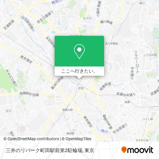 三井のリパーク町田駅前第2駐輪場地図