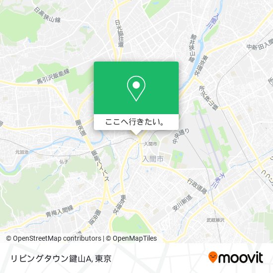 リビングタウン鍵山A地図