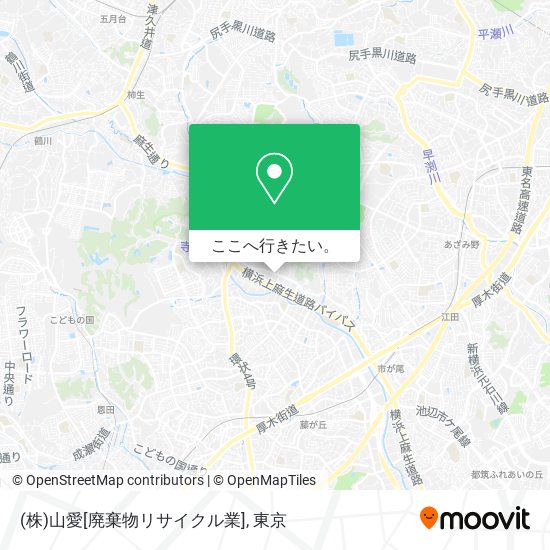 (株)山愛[廃棄物リサイクル業]地図