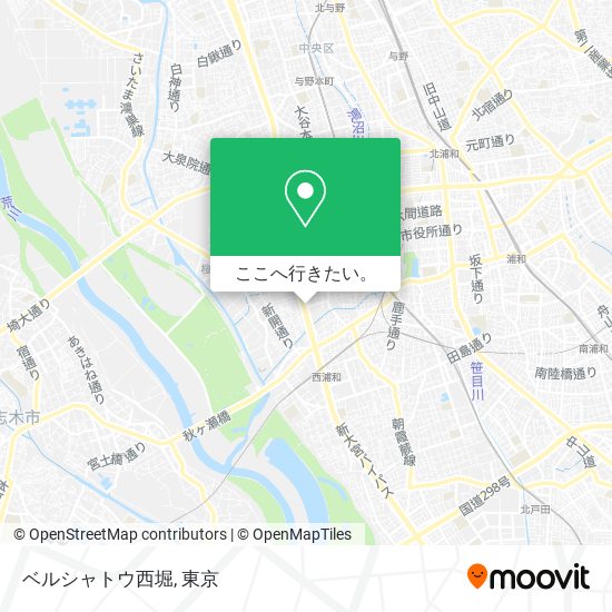 ベルシャトウ西堀地図