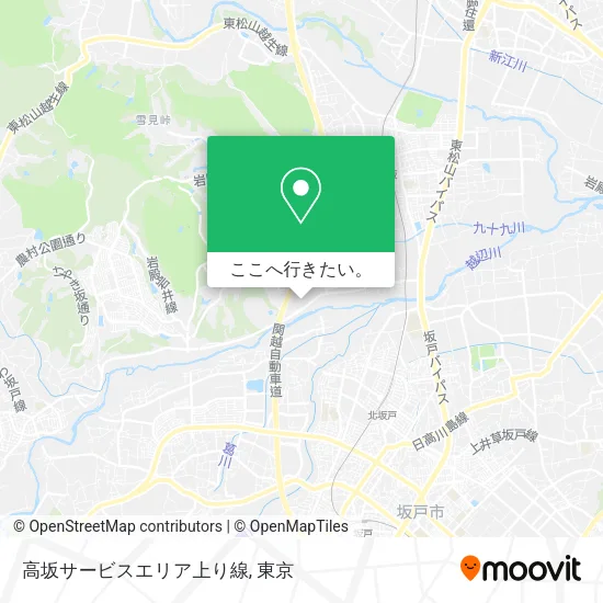高坂サービスエリア上り線地図