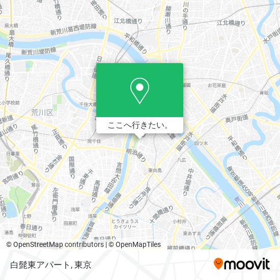 白髭東アパート地図