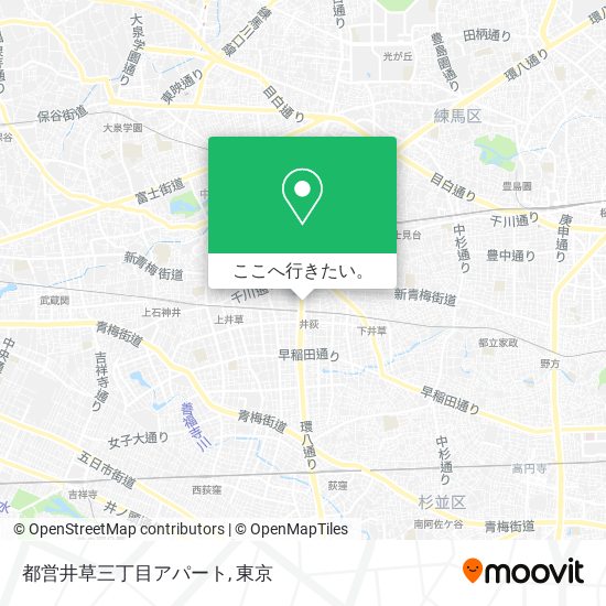 都営井草三丁目アパート地図